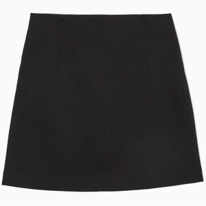 COS (NWT) Twill Mini Skirt - Black